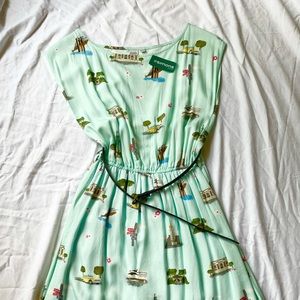Vintage Style Cap Sleeve Dress